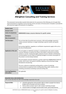 Albrighton Consulting and Training Services This assessment tool