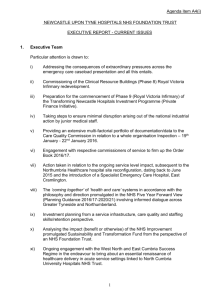 123KB doc - Newcastle Hospitals
