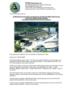 30 mw power station - CFAS Enterprises Inc