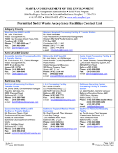 Updated SWAF list 1-30-2014 - Maryland Department of the