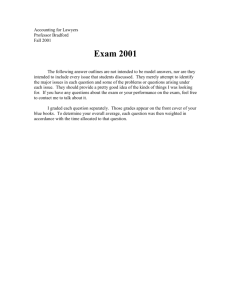 Exam 2001