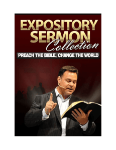 introduction - Expository Sermon Collection