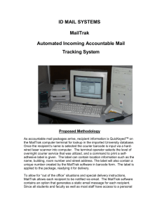 MailTrak Systems - ID Mail Systems