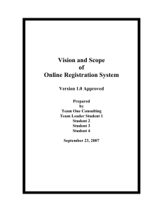 Sample Vision and Scope Document (1-3-2)