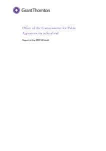 Financial Statements - Commissioner for Ethical Standards in Public