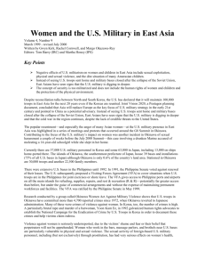 Women and the U.S. Military in East Asia