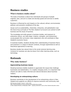Business studies - Senior secondary teaching and learning guides