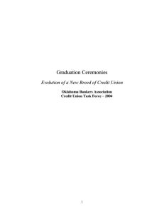 Credit Union White Paper - Oklahoma Bankers Association