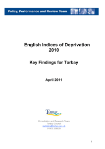 The English Indices of Deprivation 2010
