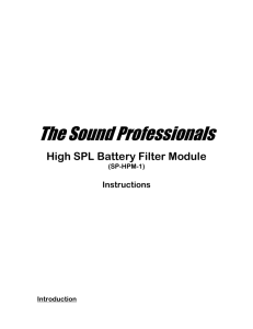 SP-HPM-1 - The Sound Professionals
