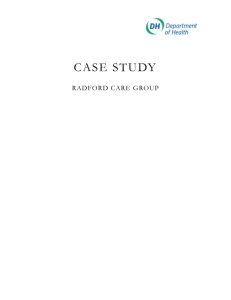 CASE STUDY - Dignity in Care