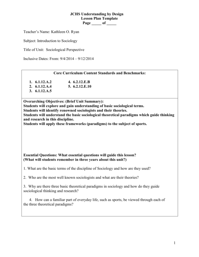 Lesson Plan Template