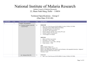 Group C - National Institute of Malaria Research