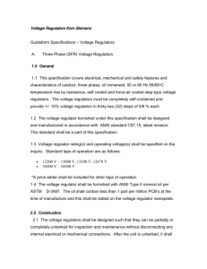 Voltage Regulators from Siemens