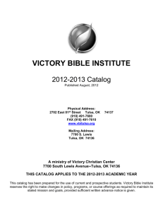 victory bible institute