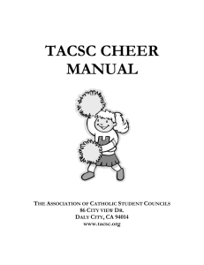 TACSC CHEER MANUAL