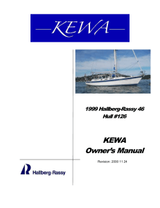 KEWA's Owner's Manual