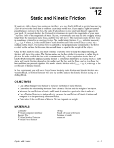 Static Friction - Lower Cape May Regional School District