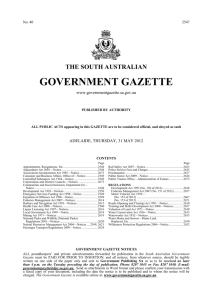 DOC - Government Gazette