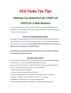 Tax Tips - Ceo Clubs of America