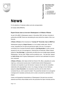full news release - The Open University