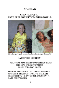 allah - ISLAM IS EVIL IN THE NAME OF GOD