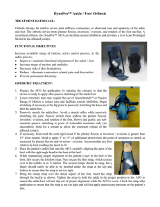 NeuroFlex® Ankle / Foot Orthosis