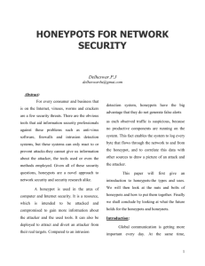 honeypots for network security