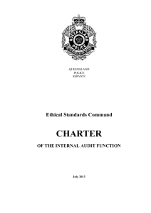 13 review of the charter - Queensland Police Service