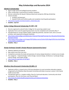 May Scholarships and Bursaries 2014 (2)