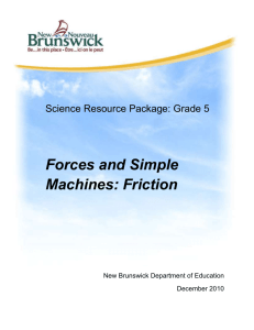 Reducing Friction - School District 16 Community