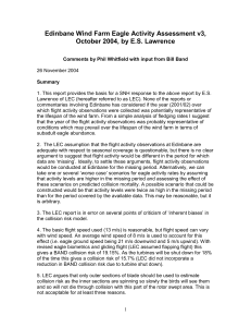 Edinbane Wind Farm Eagle Activity Assessment v3, October 2004