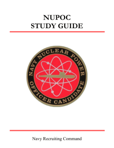 nupoc study guide - UC Berkeley NROTC