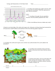 Ecology and Characteristics of Life Study Guide