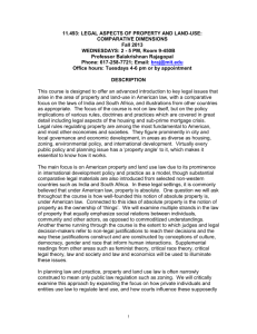 Property syllabus 2013 - MIT Department of Urban Studies and