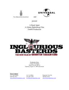 inglourious basterds - The Weinstein Company
