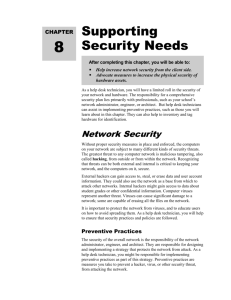 Supporting Security Needs