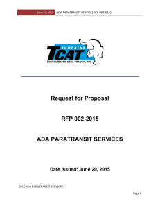 TCAT RFP 002-2015