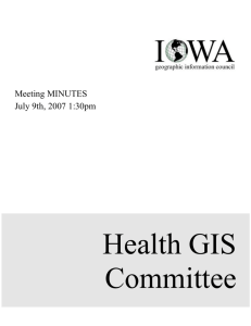 Health-GIS-Mtg-7-9-2.. - Iowa Geographic Information Council