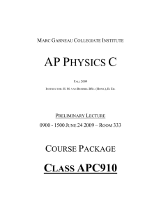 Course Package