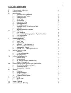 Parent Handbook 2015-2016