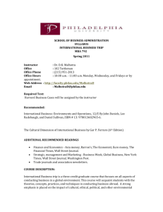 requirements - Philadelphia University Faculty Websites