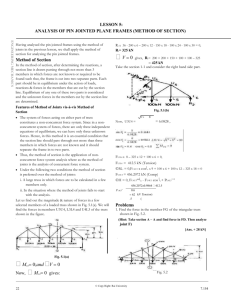 lecture-05 Frames Trusses(Method of Section)