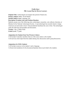 Profile Sheet PBL Lesson Plan for Diverse Learners Original Title