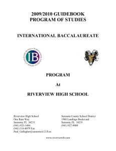 guidebook - Riverview IB