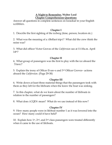 Titanic Chapter Questions