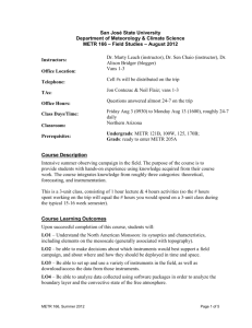 greensheet-166-summer2012 - Department of Meteorology and