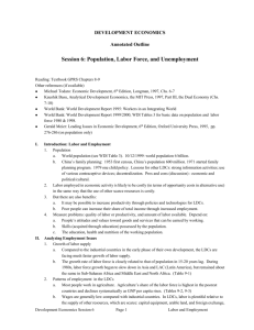 Session 6: Population, Labor Force, and Unemployment