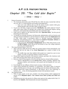 Chapter 39: The Cold War Begins