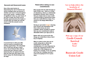 Brochure - Bannvale Credit Union